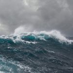 ocean wave storm stormy sky